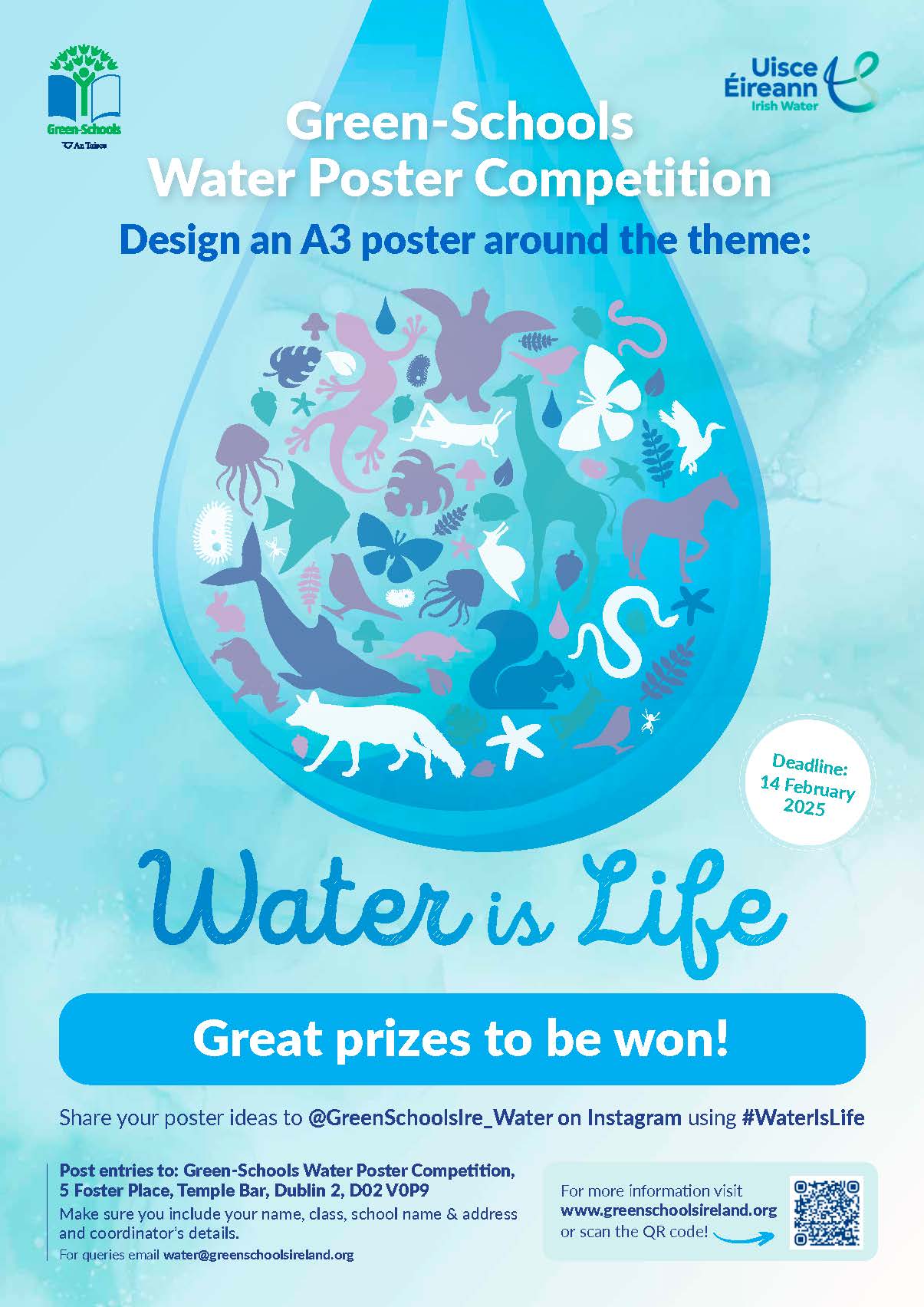 Water is life theme information - poster competition 