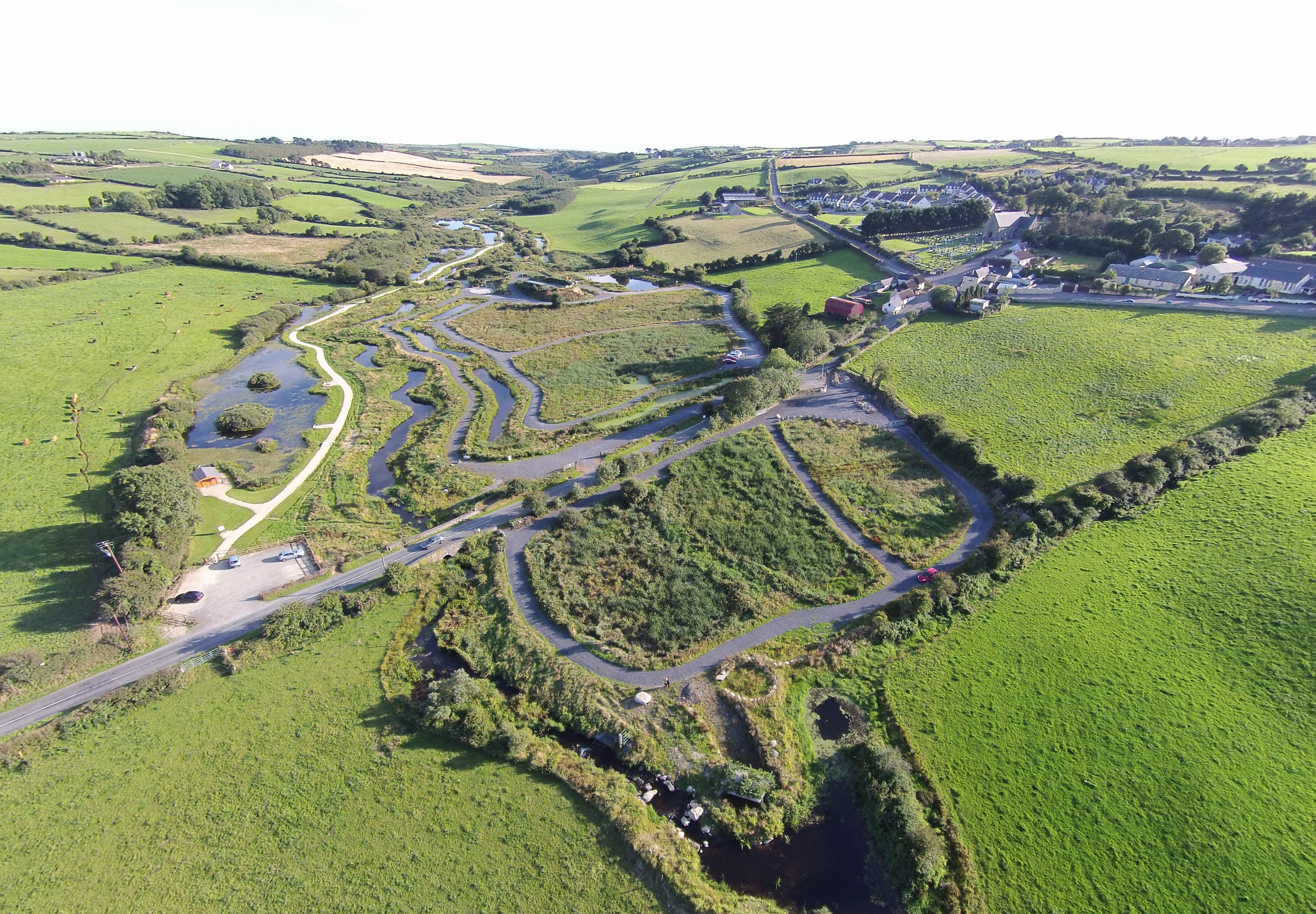 Aerial view of Dunhill