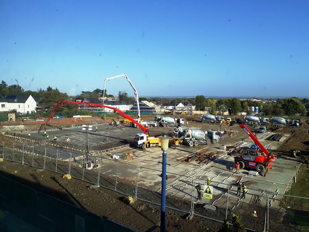 Construction at Ballyboden water treatment plant