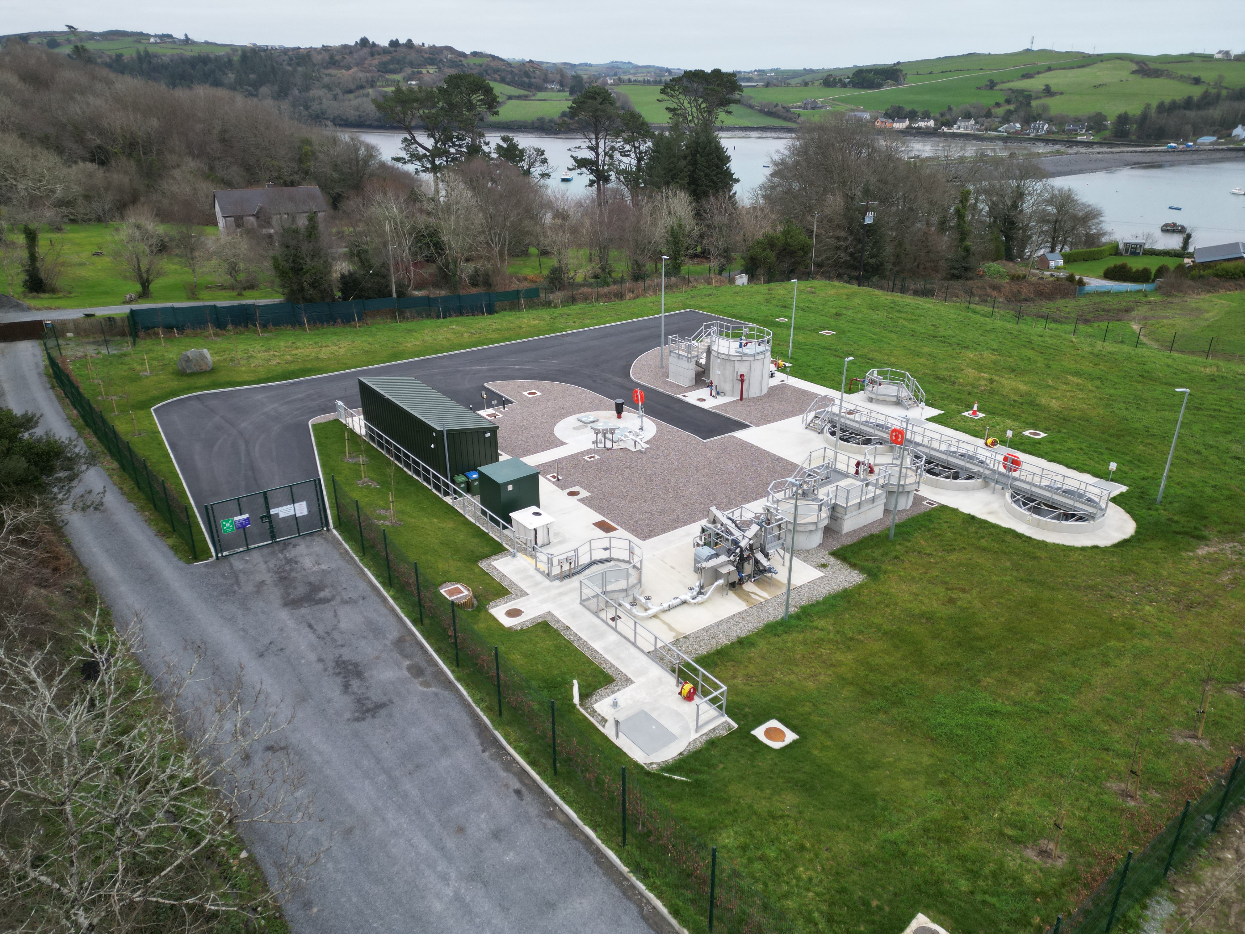 Completed wastewater treatment plant in Castletownshend