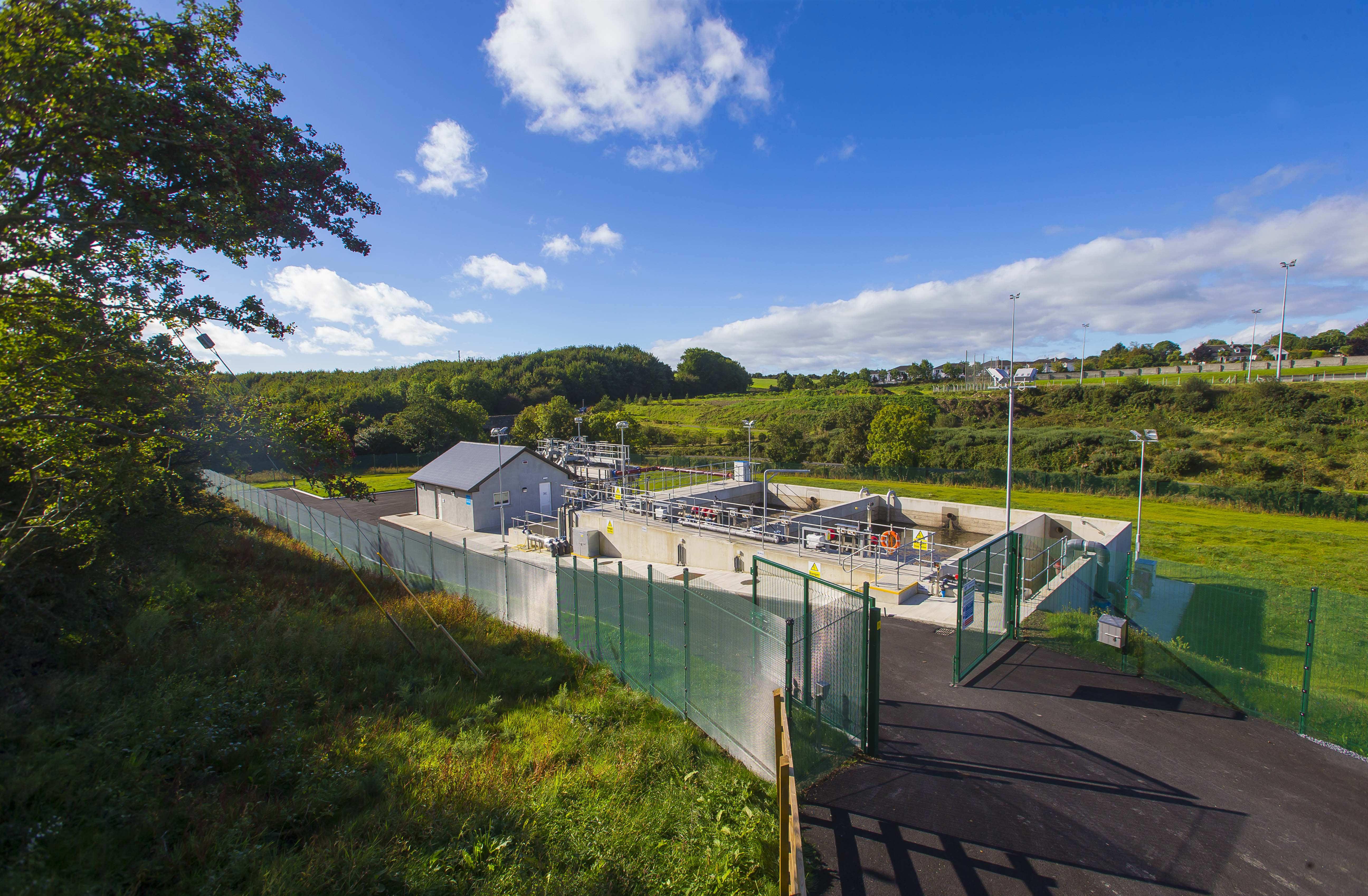 A small wastewater treatment plant