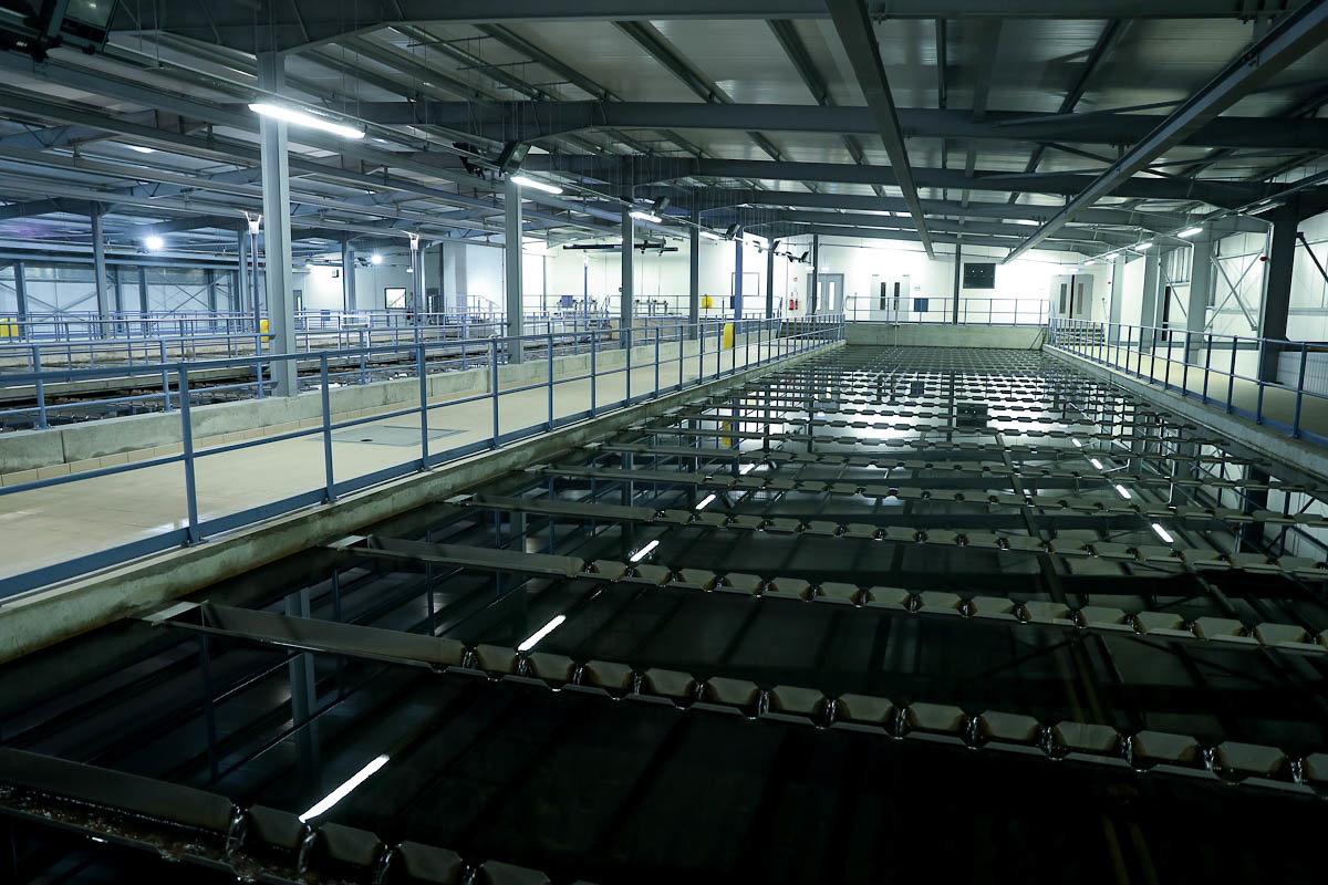 A water treatment plant