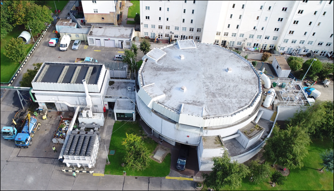 A wastewater treatment plant in Ringsend