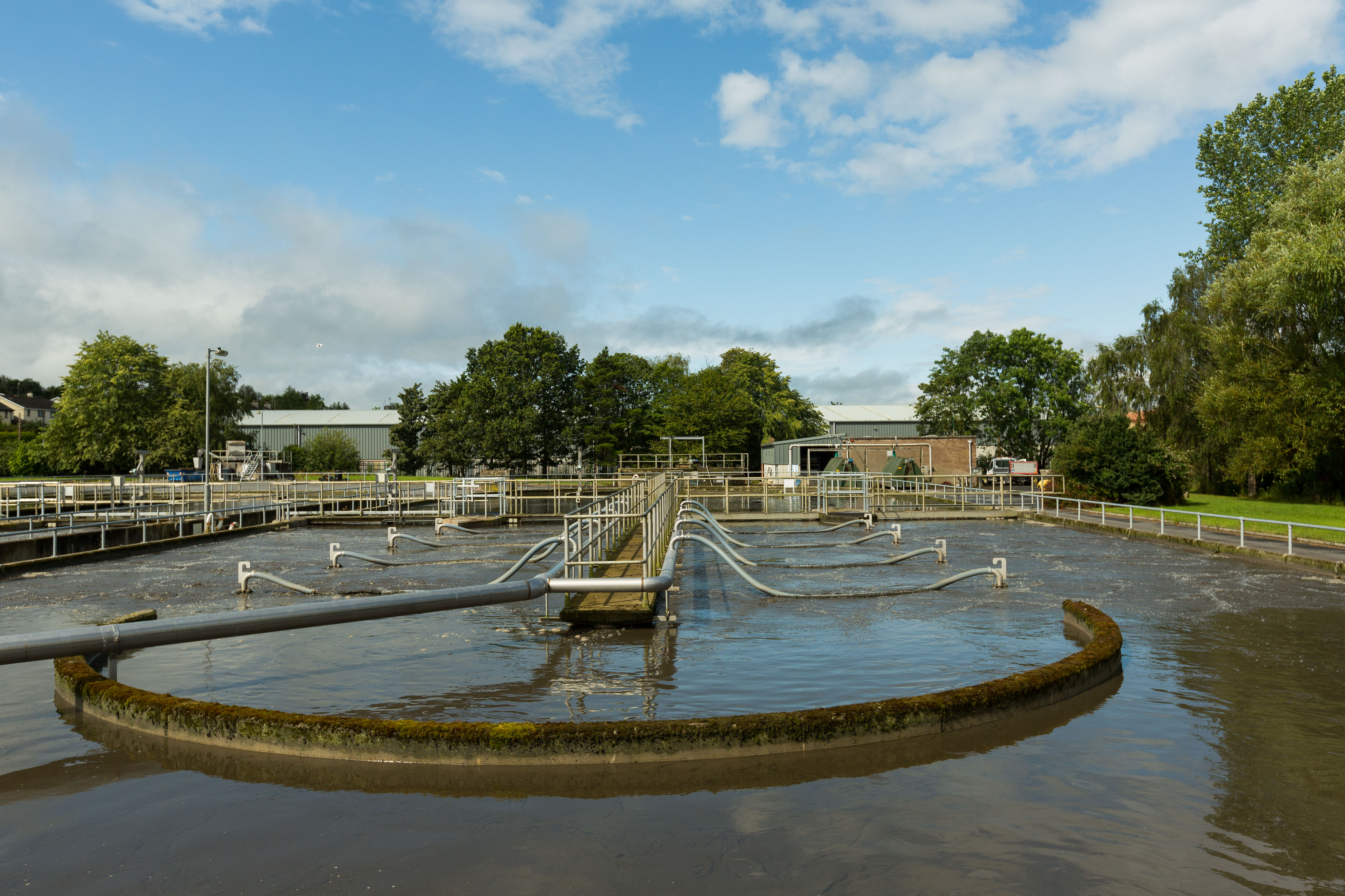 A water treatment plant