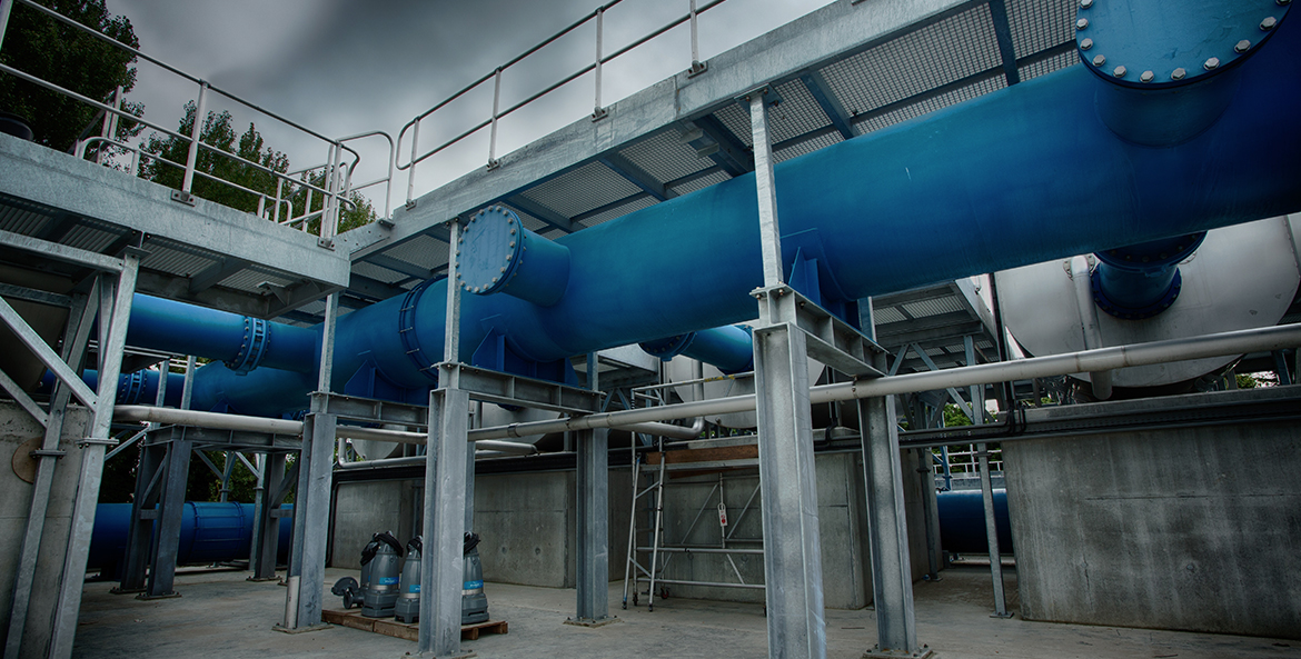 A water treatment plant