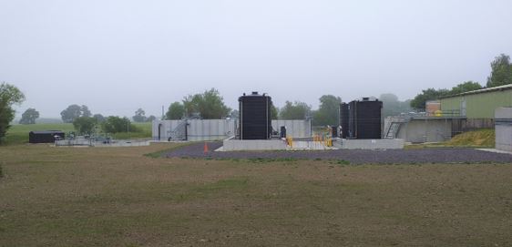 A water treatment plant